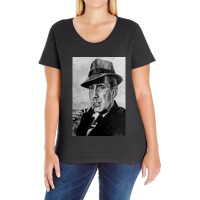 Cartoon Character James Cagney Men Women Ladies Curvy T-shirt | Artistshot