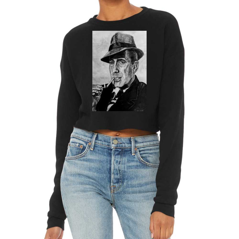 Cartoon Character James Cagney Men Women Cropped Sweater by ArtistChaya | Artistshot