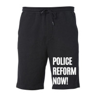 End Police Brutality Police Reform Now Political Protest Fleece Short | Artistshot