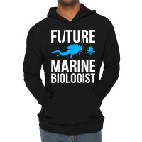 Future Marine Biologist Gift For Students Sea Life Lightweight Hoodie | Artistshot