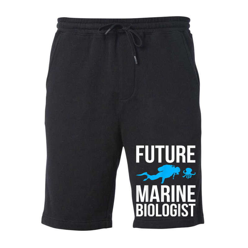 Future Marine Biologist Gift For Students Sea Life Fleece Short | Artistshot