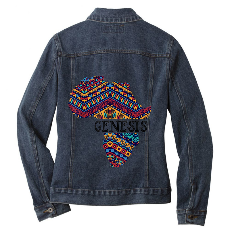 Black History Month  Genesis Gifwomen Men Kids Funny Gifts Boys Girls Ladies Denim Jacket by TyrellDesign | Artistshot