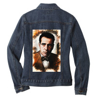 Graphic Picture Portrait Man Gifts Men Ladies Denim Jacket | Artistshot