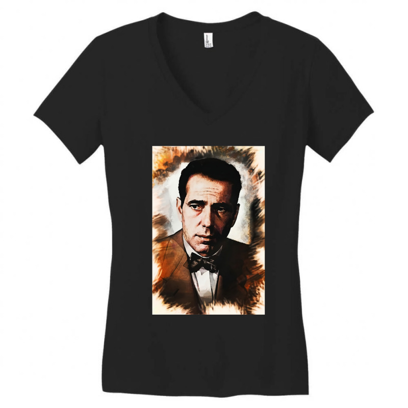 Graphic Picture Portrait Man Gifts Men Women's V-Neck T-Shirt by ArtistChaya | Artistshot