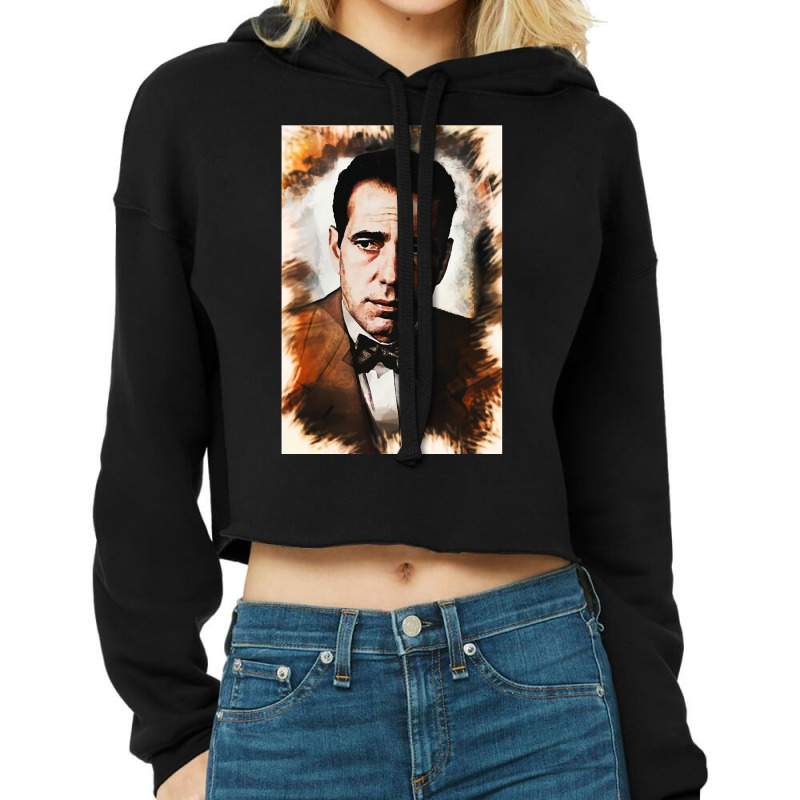 Graphic Picture Portrait Man Gifts Men Cropped Hoodie by ArtistChaya | Artistshot