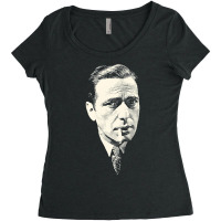 Music Vintage Retro Portrait Man Men Women Women's Triblend Scoop T-shirt | Artistshot