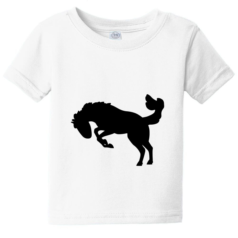 Bucking Rodeo Horse   Horse Baby Tee by pagersuek | Artistshot