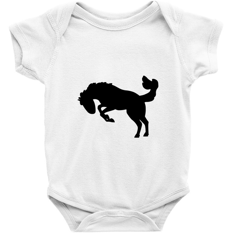 Bucking Rodeo Horse   Horse Baby Bodysuit by pagersuek | Artistshot