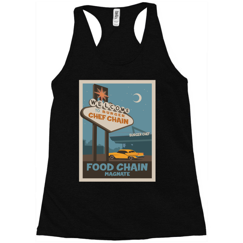 Food Chain Magnate Board Game Minimalist Travel Poster Style Gaming Ar Racerback Tank by cm-arts | Artistshot