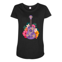 Ukulele Music Instrument Fan, Ukulele Music Instrument Fan Art, Ukulel Maternity Scoop Neck T-shirt | Artistshot