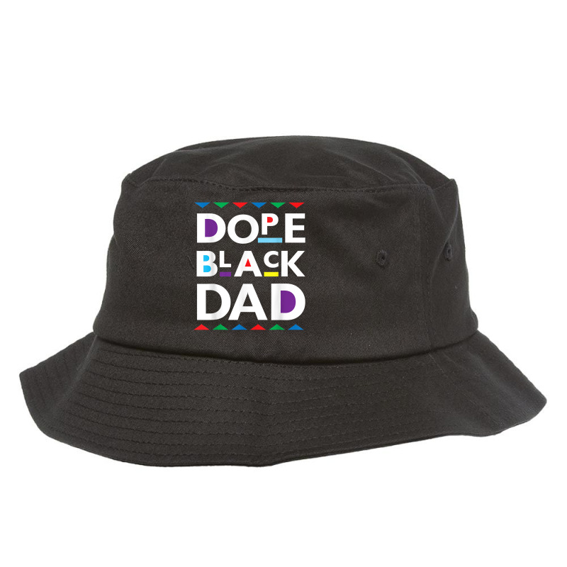 Dope Black Dad  Black History Gifdope Black Father Video Games Charact Bucket Hat by RoyDesign | Artistshot