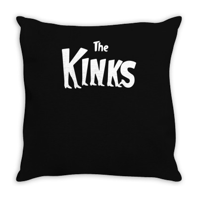 The Kinks Throw Pillow Designed By Funtee