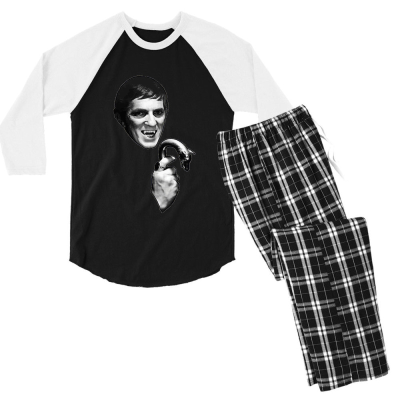 Dark Shadows Barnabas Collins Jonathan Frid Horror Halloween New T-shi Men's 3/4 Sleeve Pajama Set by cm-arts | Artistshot