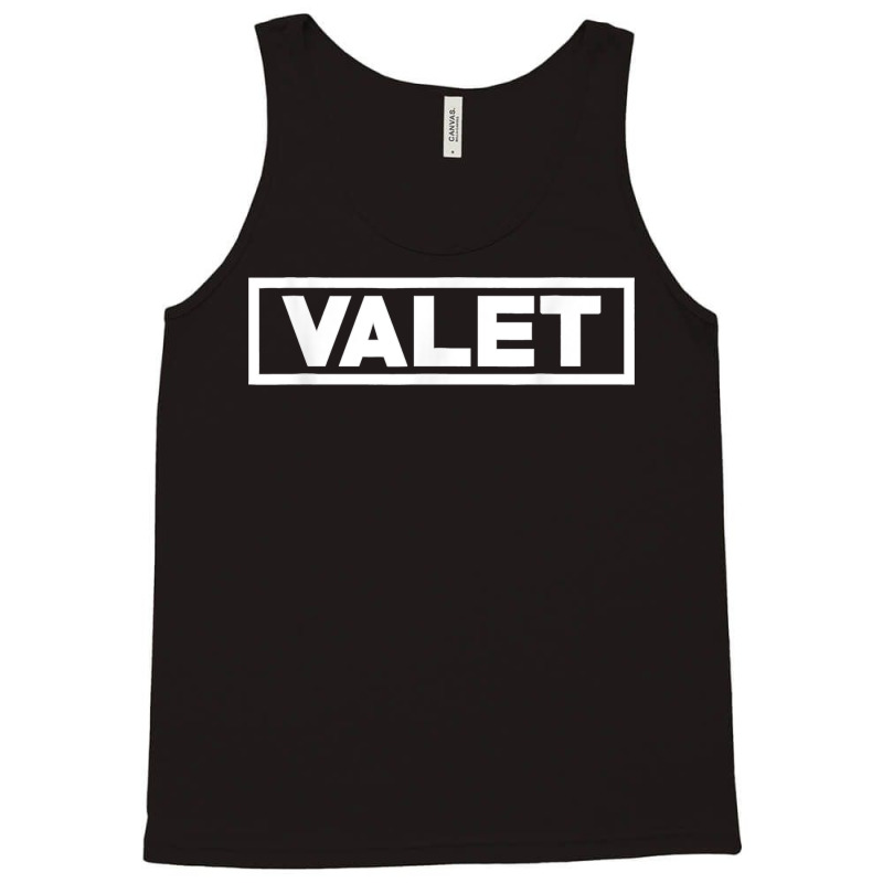 Valet Car Parking Lot Attendant Hotel & Restaurant Employee Tank Top by STACYSCHUDEL | Artistshot