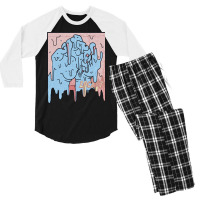 Locket Drip Men's 3/4 Sleeve Pajama Set | Artistshot