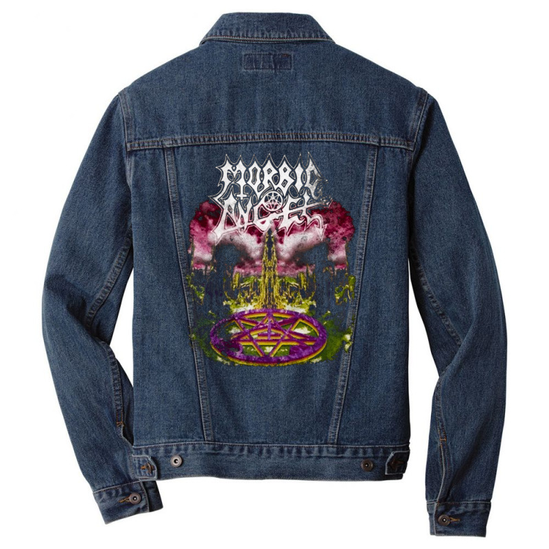 Morbid Angel Domination, Morbid Angel, Domination, Morbid Angel Vintag Men Denim Jacket by cm-arts | Artistshot