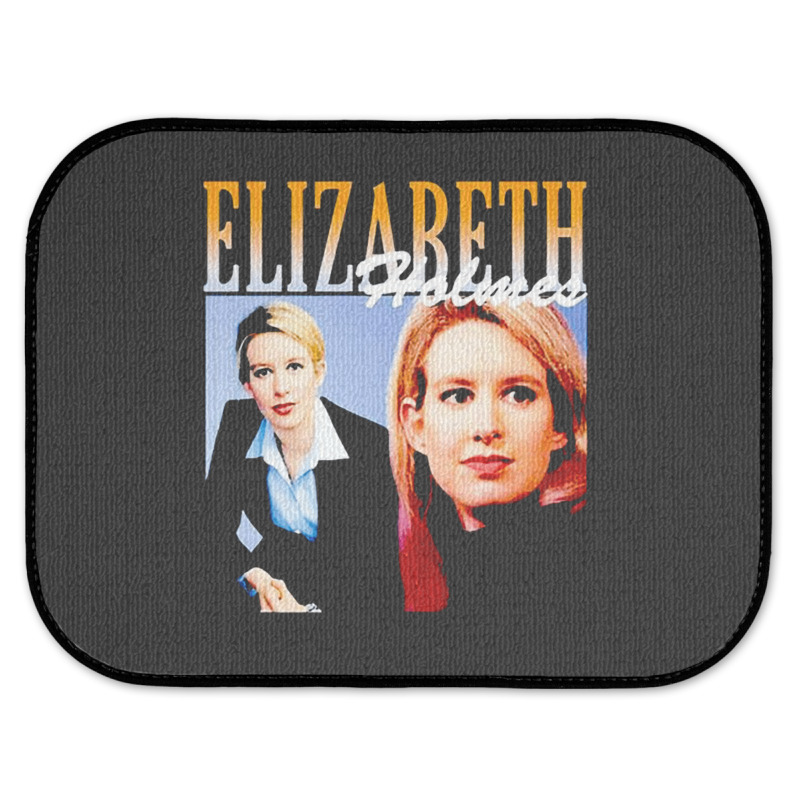 Elizabeth Holmes, Theranos Founder, Elizabeth Holmes And Theranos Foun Rear Car Mat | Artistshot