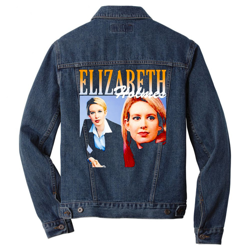 Elizabeth Holmes, Theranos Founder, Elizabeth Holmes And Theranos Foun Men Denim Jacket | Artistshot