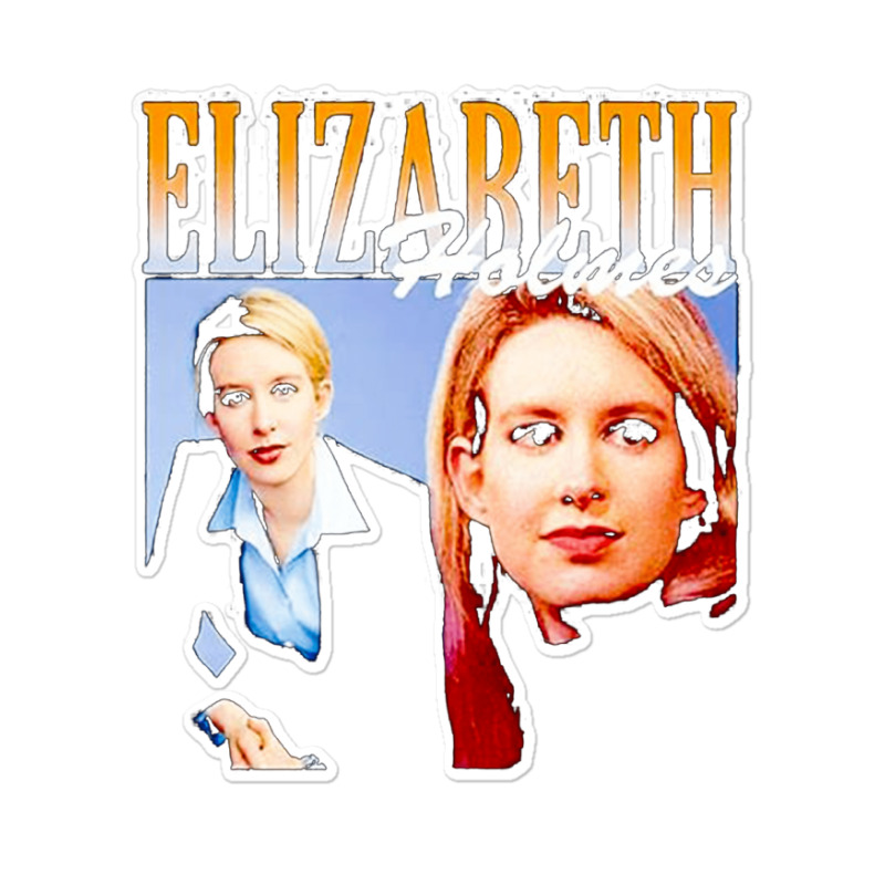 Elizabeth Holmes, Theranos Founder, Elizabeth Holmes And Theranos Foun Sticker | Artistshot