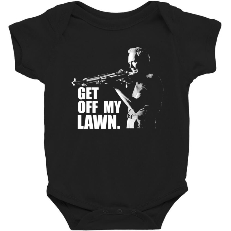 Clint Eastwood, Get Off My Lawn, Clint Eastwood, The Outlaw Josey Wale Baby Bodysuit by cm-arts | Artistshot