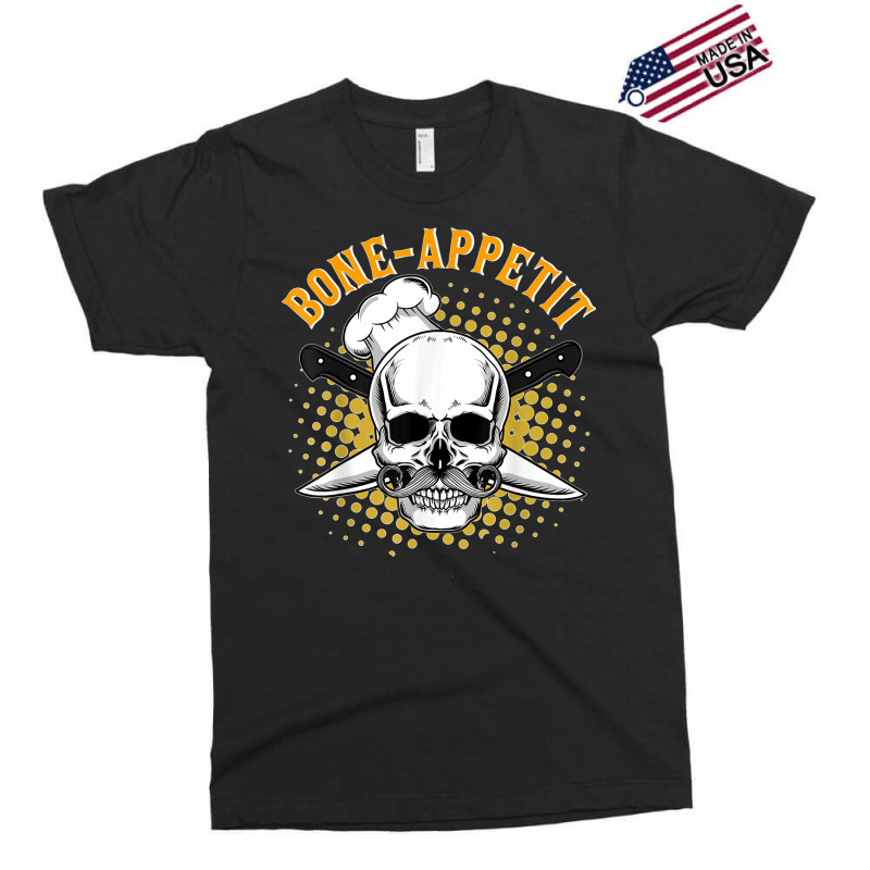 Bone Appetit Chef Funny Halloween Costume Cook Bon Appetit T Shirt Exclusive T-shirt by MilesDanialMayberry | Artistshot