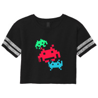 Space Invader 2.0, Space Invaders Scorecard Crop Tee | Artistshot