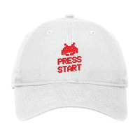 Space Invader Press Start, Space Invaders Adjustable Cap | Artistshot