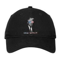 Trump- Deal With It Adjustable Cap | Artistshot