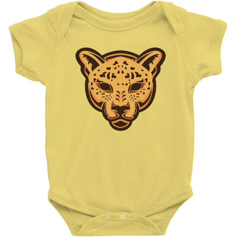 Jaguar Head Baby Bodysuit by Jonz | Artistshot