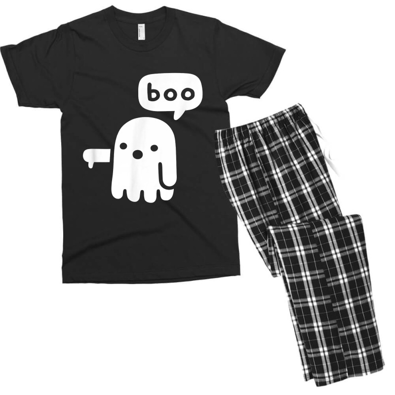 Funny Chunky Ghost Of Disapproval Boo Halloween Classic Men's T-shirt Pajama Set | Artistshot