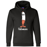 Ghost Hot Dog Halloweenie Costume Funny Food Halloween Gift Champion Hoodie | Artistshot