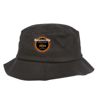 Booneville Arkansas Ar Total Solar Eclipse 2024  2  T Shirt Bucket Hat | Artistshot