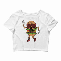 Burger Dance Crop Top | Artistshot