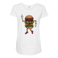 Burger Dance Maternity Scoop Neck T-shirt | Artistshot