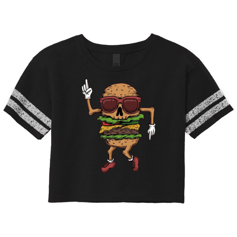 Burger Dance Scorecard Crop Tee by Valerie_Art | Artistshot