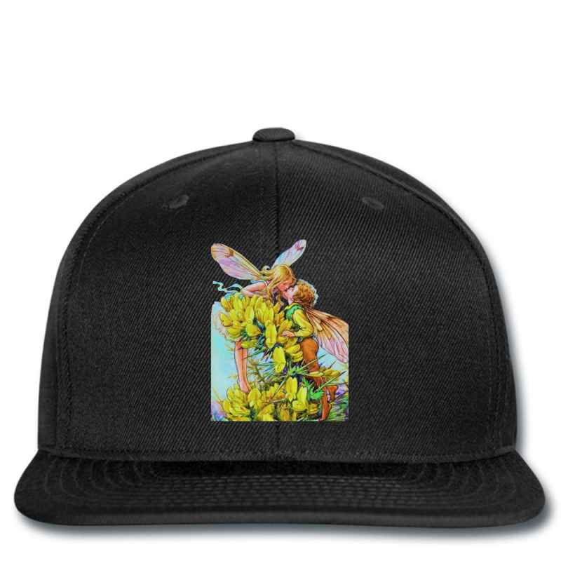 Kissing Fairies, Vintage Fairy Art, Gorse Flower Fairies, Kissing Fair Printed Hat | Artistshot