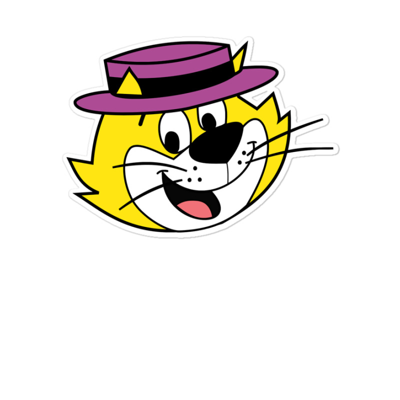 Hes The Most Tip Top Top Cat! Sticker | Artistshot