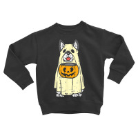 Siberian Husky Ghost Funny Halloween Costume Dog Owner Lover Toddler Sweatshirt | Artistshot