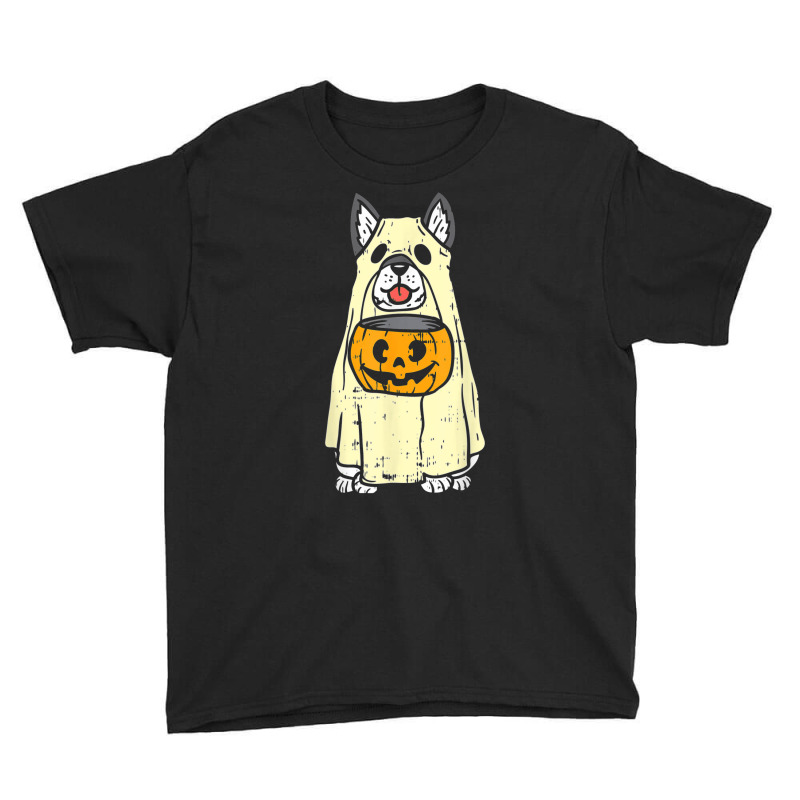 Siberian Husky Ghost Funny Halloween Costume Dog Owner Lover Youth Tee by Premium | Artistshot