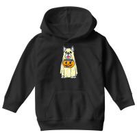 Siberian Husky Ghost Funny Halloween Costume Dog Owner Lover Youth Hoodie | Artistshot