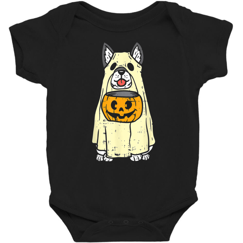 Siberian Husky Ghost Funny Halloween Costume Dog Owner Lover Baby Bodysuit by Premium | Artistshot