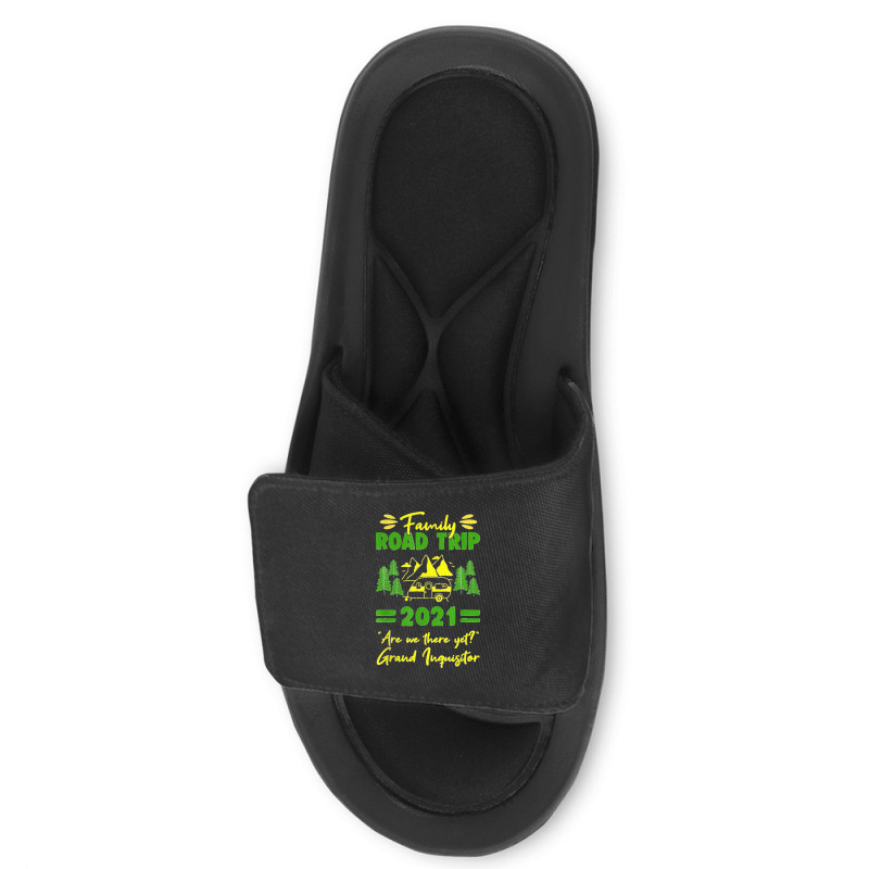 Family Road Trip 2021 Are We There Yet Grand Inquisitor Slide Sandal | Artistshot