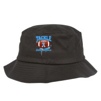 Diabetes Diabetic Tackle Football Blue Ribbon 109 Diabetes Awareness Bucket Hat | Artistshot