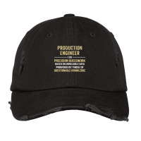 Production Engineer I Do Precision Guesswork. Funny Gift Vintage Cap | Artistshot