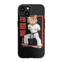 Cat Karate Player , Cat Samurai , Japanese Style T Shirt Iphone 13 Case | Artistshot