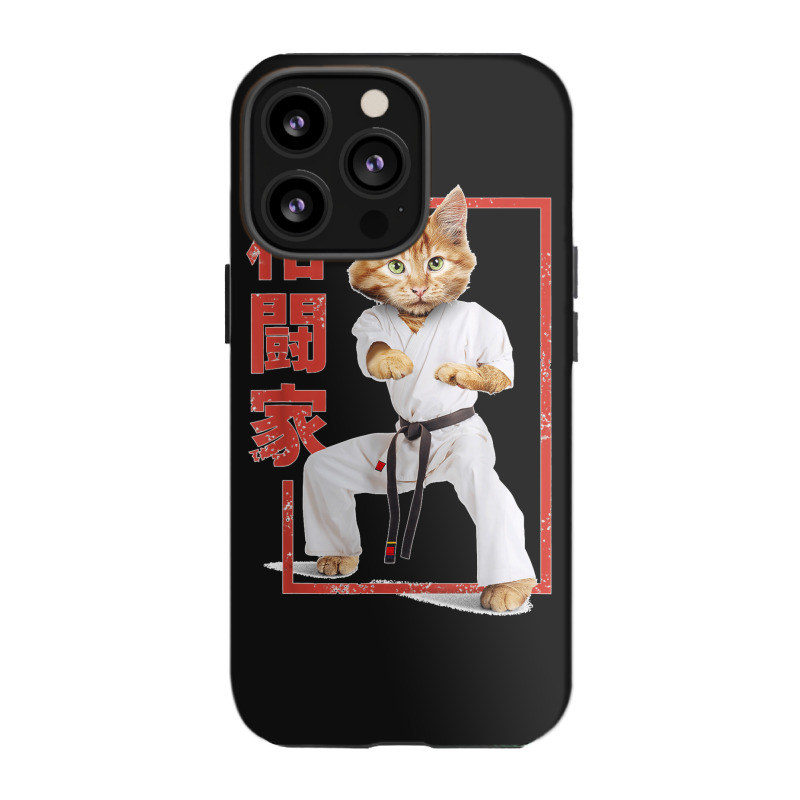 Cat Karate Player , Cat Samurai , Japanese Style T Shirt Iphone 13 Pro Case | Artistshot