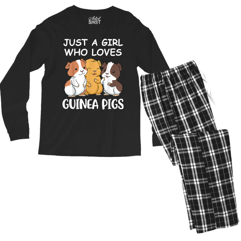 Guinea Pig Girls Guinea Pig Gifts Women Guinea Pig Love Men's Long Sleeve Pajama Set | Artistshot