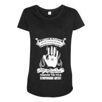 Blood Sweat And Tears Storyboard Artist Maternity Scoop Neck T-shirt | Artistshot