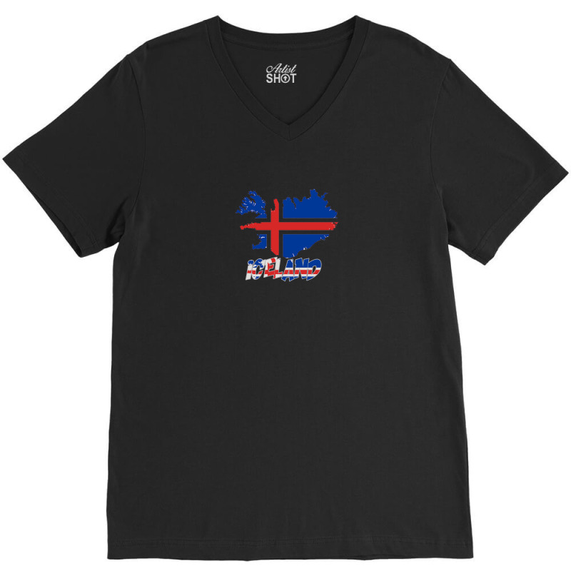 Iceland V-neck Tee | Artistshot