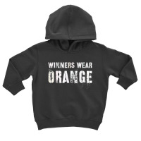 Winners Wear Orange Summer Camp Team Color War Game Event Toddler Hoodie | Artistshot